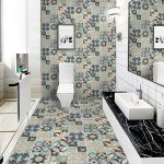 Stickers decorative ceramic tile bathroom floor tiles wear .