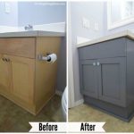 How To Paint Your Bathroom Vanity (The Easy Way!) | Painted vanity .