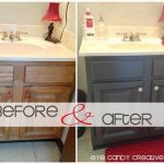HOME :: HOW-TO Repaint a Bathroom Cabinet | Painting bathroom .