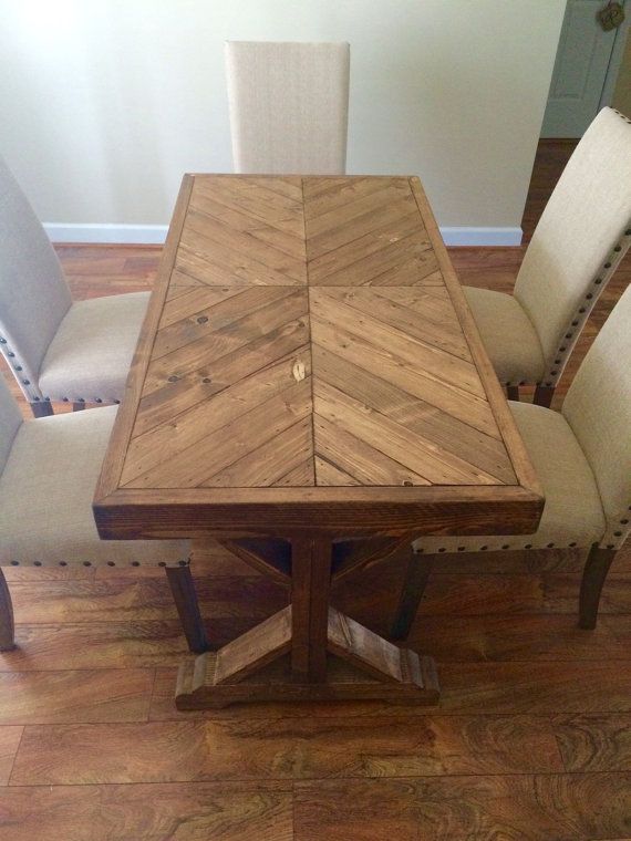 Handmade 100% wood farm house table that can be used as a small .