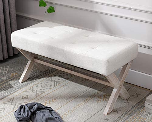 Amazon.com: chairus Fabric Upholstered Entryway Bench Seat, 36 .