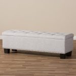 Back Bay Upholstered Storage Bench | Upholstered storage bench .