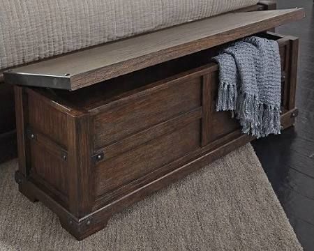 Zenfield Bedroom Bench by Ashley HomeStore, Brown | Bedroom bench .