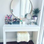 Makeup vanity table by IKEA. IKEA malm dressing table with IKEA .