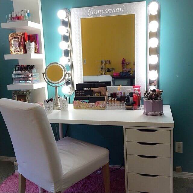 19 Best Makeup Vanity Ideas and Designs for 20