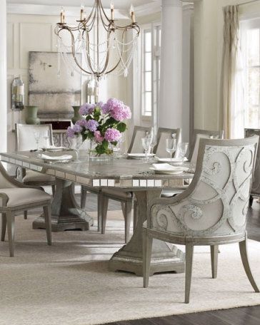 Modern Glam Decor & Glamorous Decorating Ideas | Dining room sets .