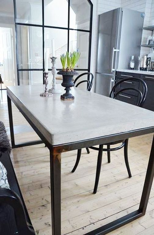 20+ Best Modern Industrial Dining Furniture Set Design And .