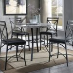 Faux Marble 5-Piece Pub Dining Set | Big Lo