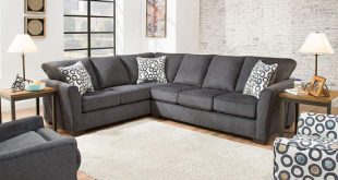 Dawson Denim Living Room Sectional | Big Lo