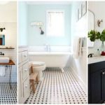 Classic Black and White Tiled Bathroom Floors are Making a Huge .