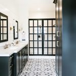 Amazing Black and White Floor Tile Patterns Bathroom Farmhouse .