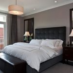 Modern Master Bedroom Ideas with Black Bed Furniture and Leather .