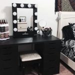Black is not that bad after all! | Stylish bedroom, Makeup room .