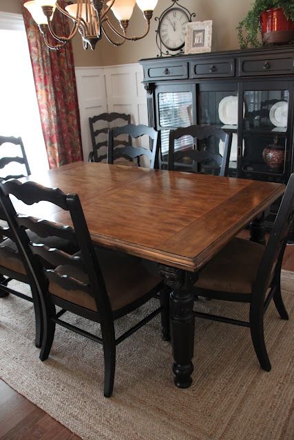 That Village House: The Finished Dining Room {Finally} | Black .