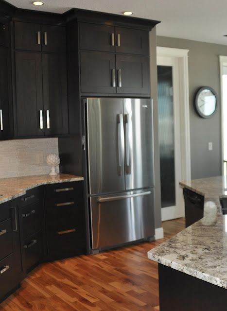 Remodelaholic | Fabulous Kitchen Design; with Black Cabinets .