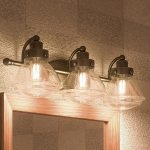 Luxury Transitional Bronze Bathroom Vanity Light, UQL2652 .