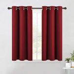 Amazon.com: NICETOWN Burgundy Window Curtains Blackout Drapes .