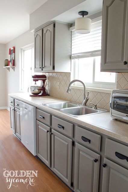 BlueHost.com | Kitchen cabinets painted grey, Painting kitchen .