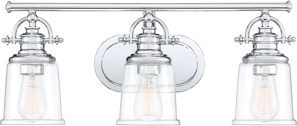 Quoizel GRT8603C Grant Contemporary Polished Chrome 3-Light .