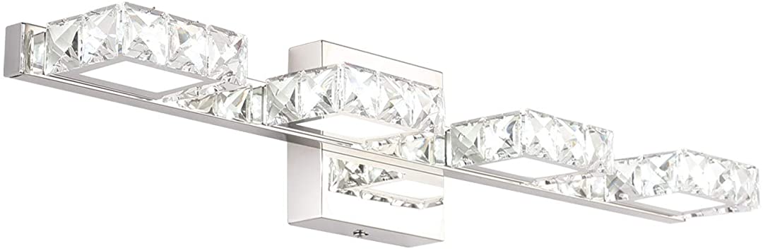 Crystal Vanity Lights, Letsun Bathroom Light Over Mirror 24 inch .