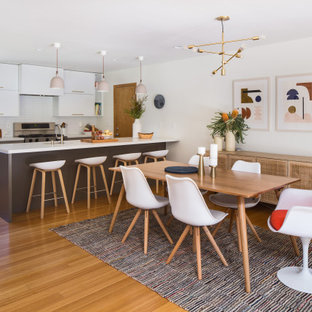 75 Beautiful Bamboo Floor Kitchen/Dining Room Combo Pictures .