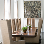 plaid chairs | High back dining chairs, Dining room design, Dining .