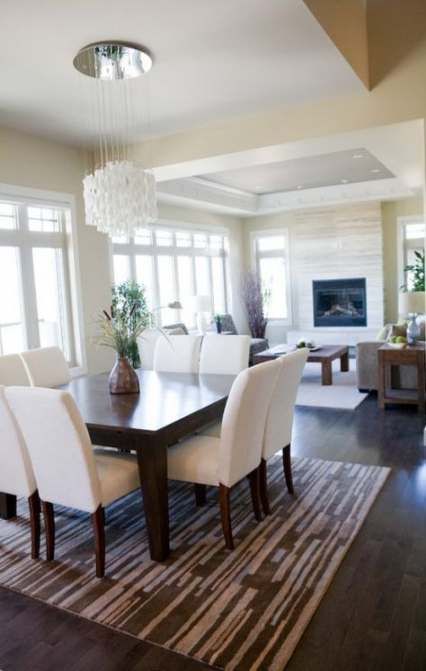 68 Ideas kitchen table rug square | Elegant dining room, Modern .