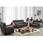 8049 Modern Leather Living Room Sofa Set by Noci Design – City .