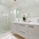 22 Neat Contemporary White Bathroom Vanity | Home Design Lov