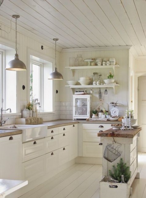 25 Cozy Farmhouse Kitchen Decor Ideas - Shelterne