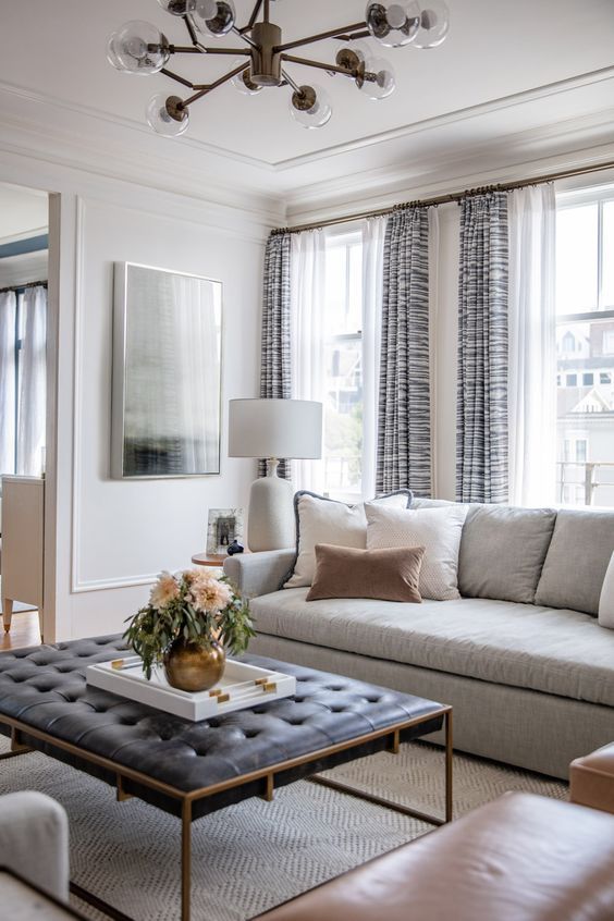30 Beautiful Living Room Curtain Ideas 2019 (Gorgeous & Stylish .