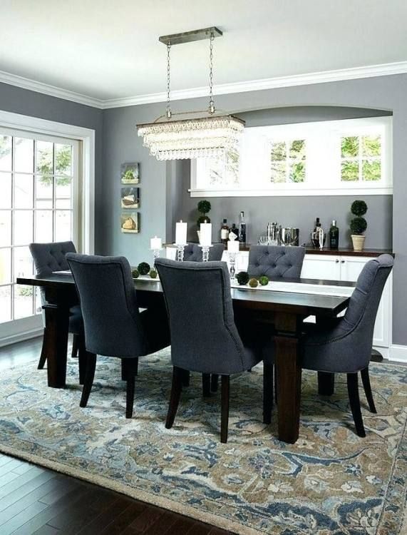 Rug Or No Rug In Dining Room | Blue living room decor, Area rug .