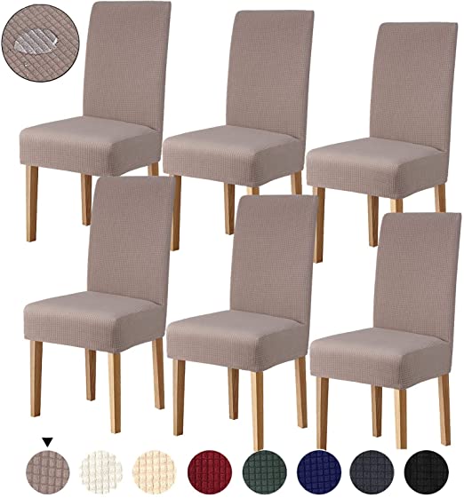 Amazon.com: Joypea Dining Chair Covers Stretch Washable Removable .