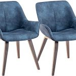 Amazon.com - YEEFY Modern Living Room Chairs with arms Blue Accent .