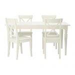 INGATORP / INGOLF Table and 4 chairs, white - IKEA | Ikea dining .