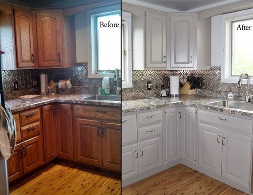 How to Paint your kitchen cabinets like a pro. D