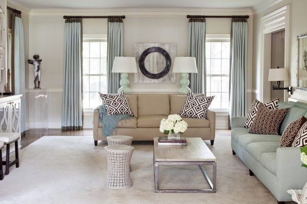 curtains | Contemporary family rooms, Living room windows .