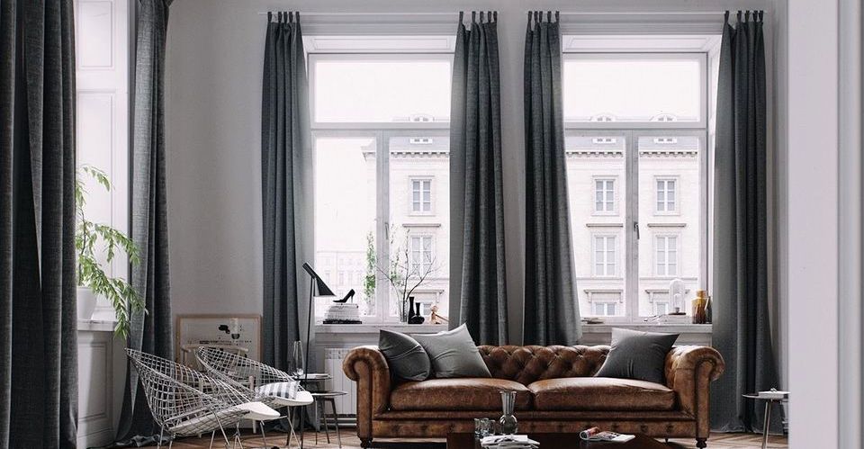 Elegant Tall Curtains Ideas for Your Home Living Room - Hoommy.c