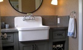 Farmhouse Sinks in the Bathroom - QB Blog | Custom bathroom vanity .