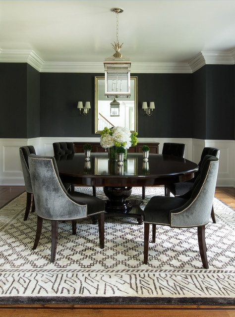 Color Feast: When to Use Black in the Dining Ro