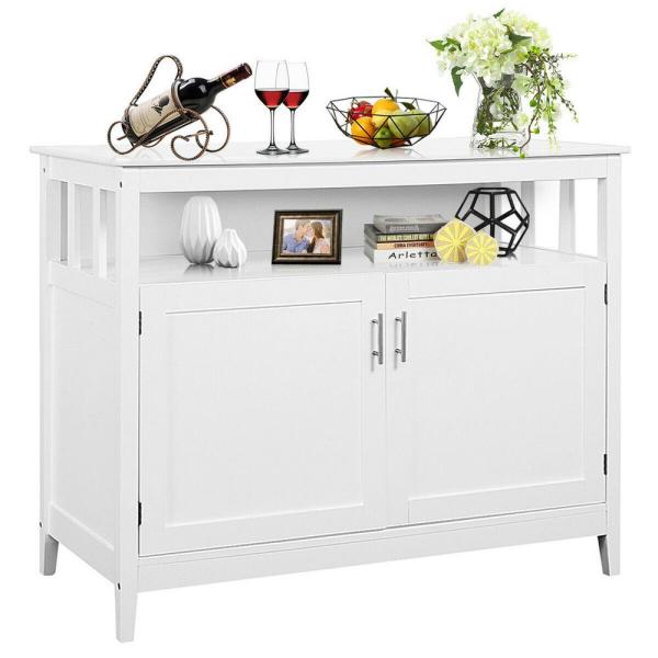 Costway Modern Kitchen Storage Cabinet Buffet Server Table .