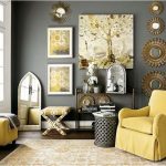 Love the yellow and gray color scheme, maybe white and gray .