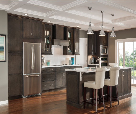 Dark Gray Kitchen Cabinets - Aristokra