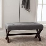 Amazon.com: Upholstered Bedroom Benches, Fabric Bed Side Ottoman .