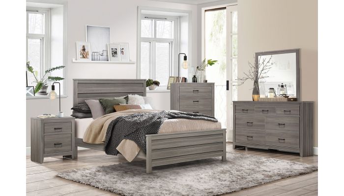 Kern Rustic Gray Bedroom Furnitu