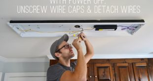 How To Replace Fluorescent Lighting With A Pendant Fixture | Young .