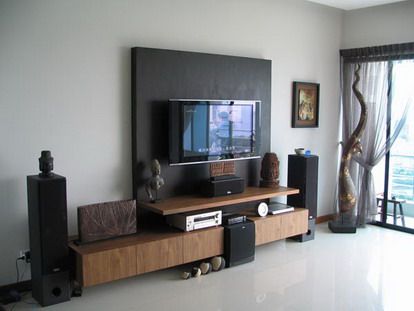 nice way to disquise your TV | Small living room design, Living .