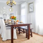 Jute rug in dining room - The Home I Crea