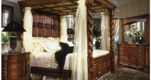 King Size 4 Poster Bedroom Set | King bedroom sets, Canopy bedroom .