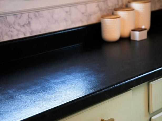 How to Paint Laminate Countertops to Look Like Stone | Diy kitchen .